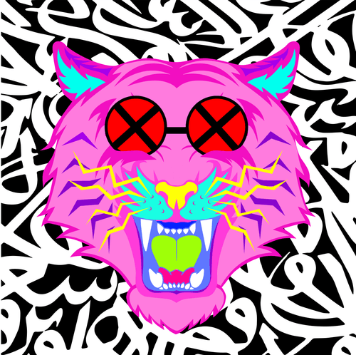 CRYPTO TIGER FACE #6