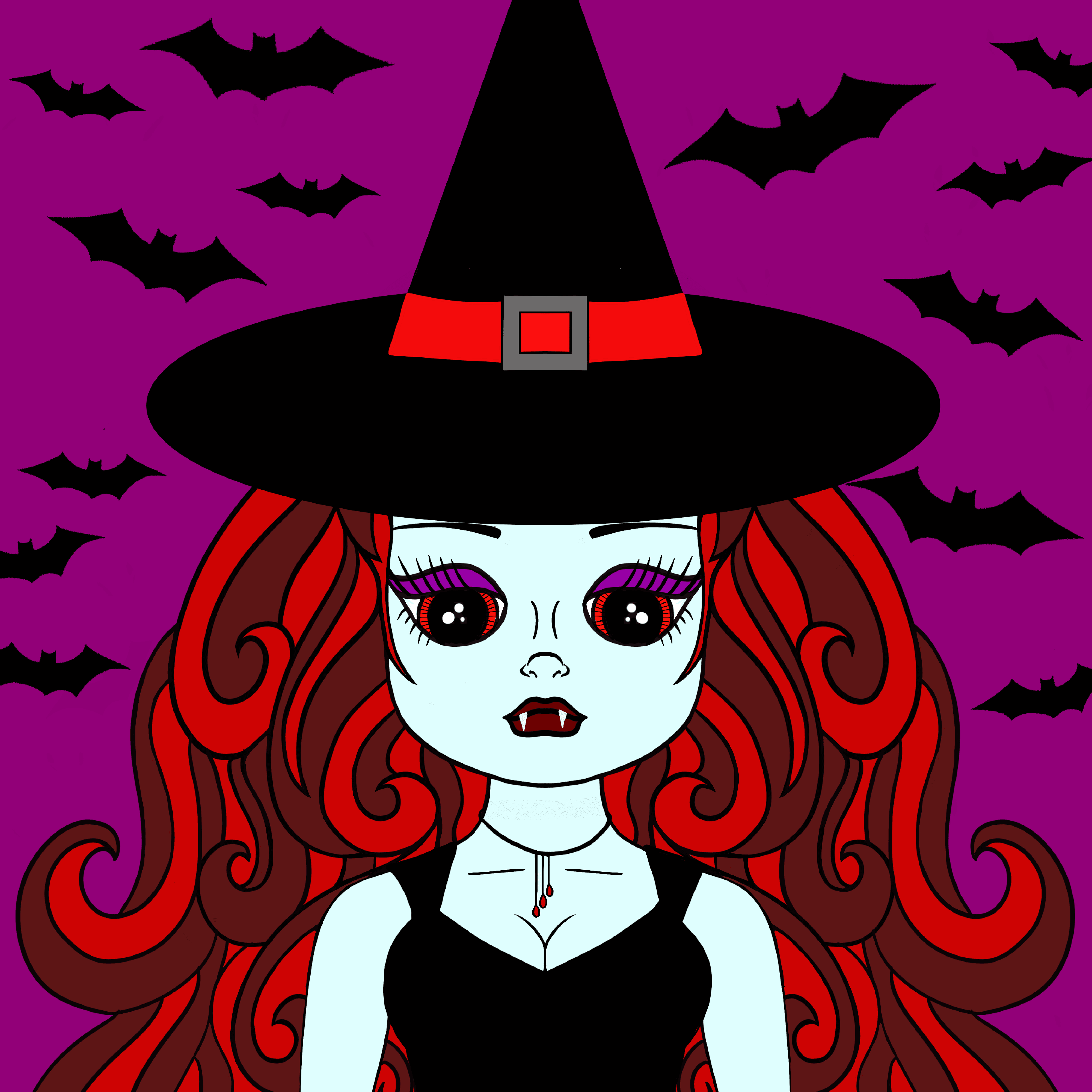 Red Vamp Witch