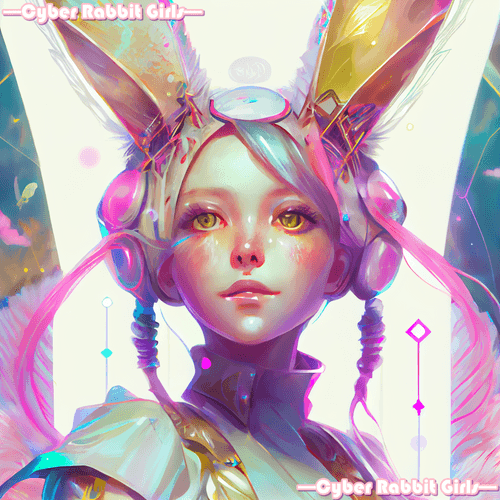 No.001 Cyber Rabbit Girls -Rainbow-