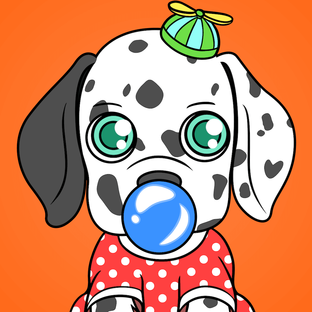 Bubblegum Puppy #8644