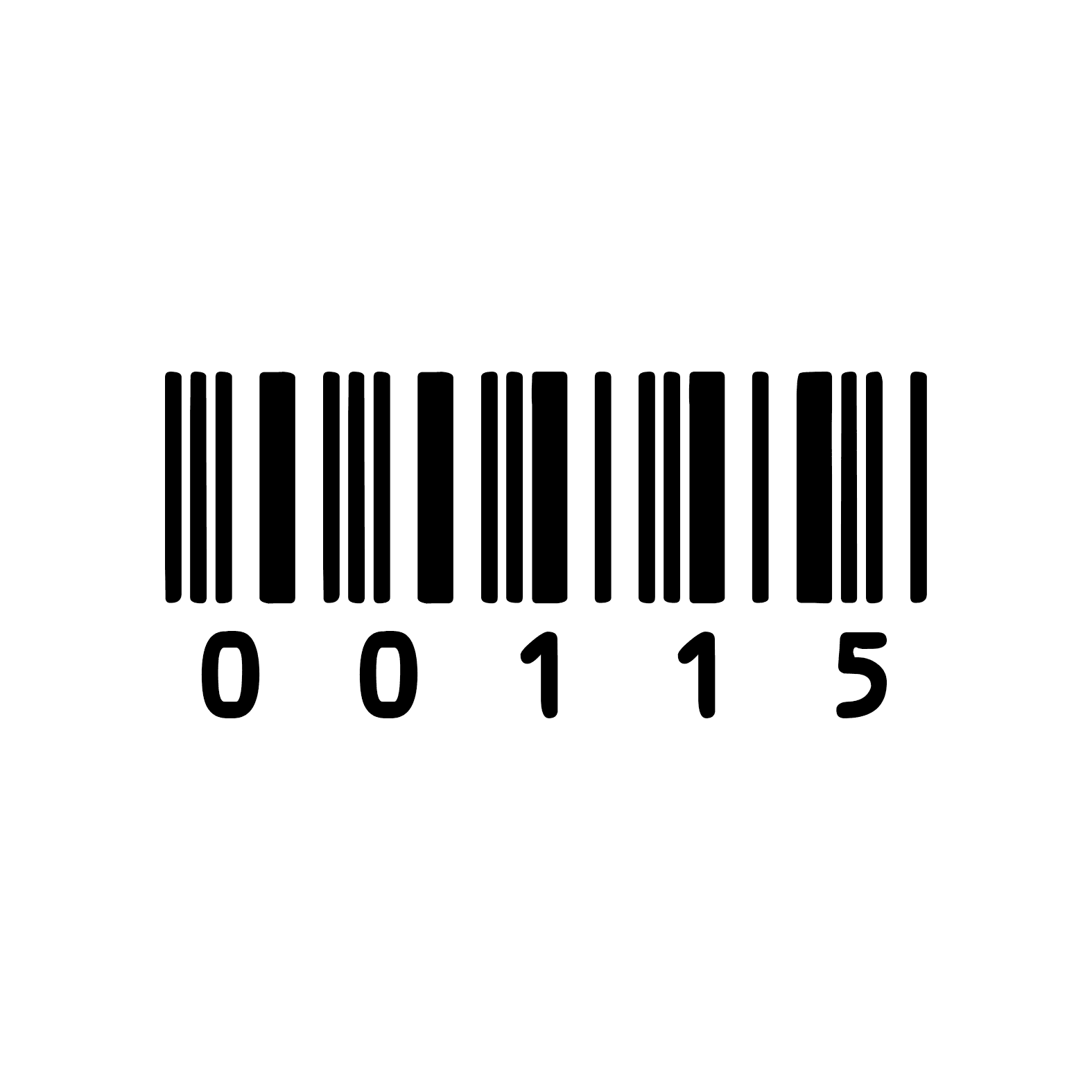 10000 Numbers Barcode #115