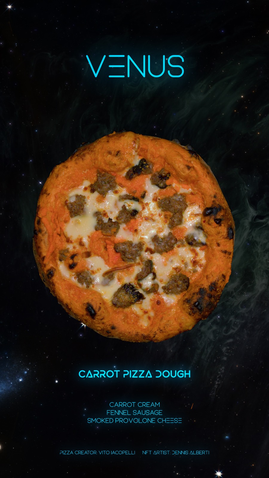 VENUS - Pizza Galaxy by Vito Iacopelli