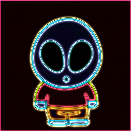 Neon Head #8