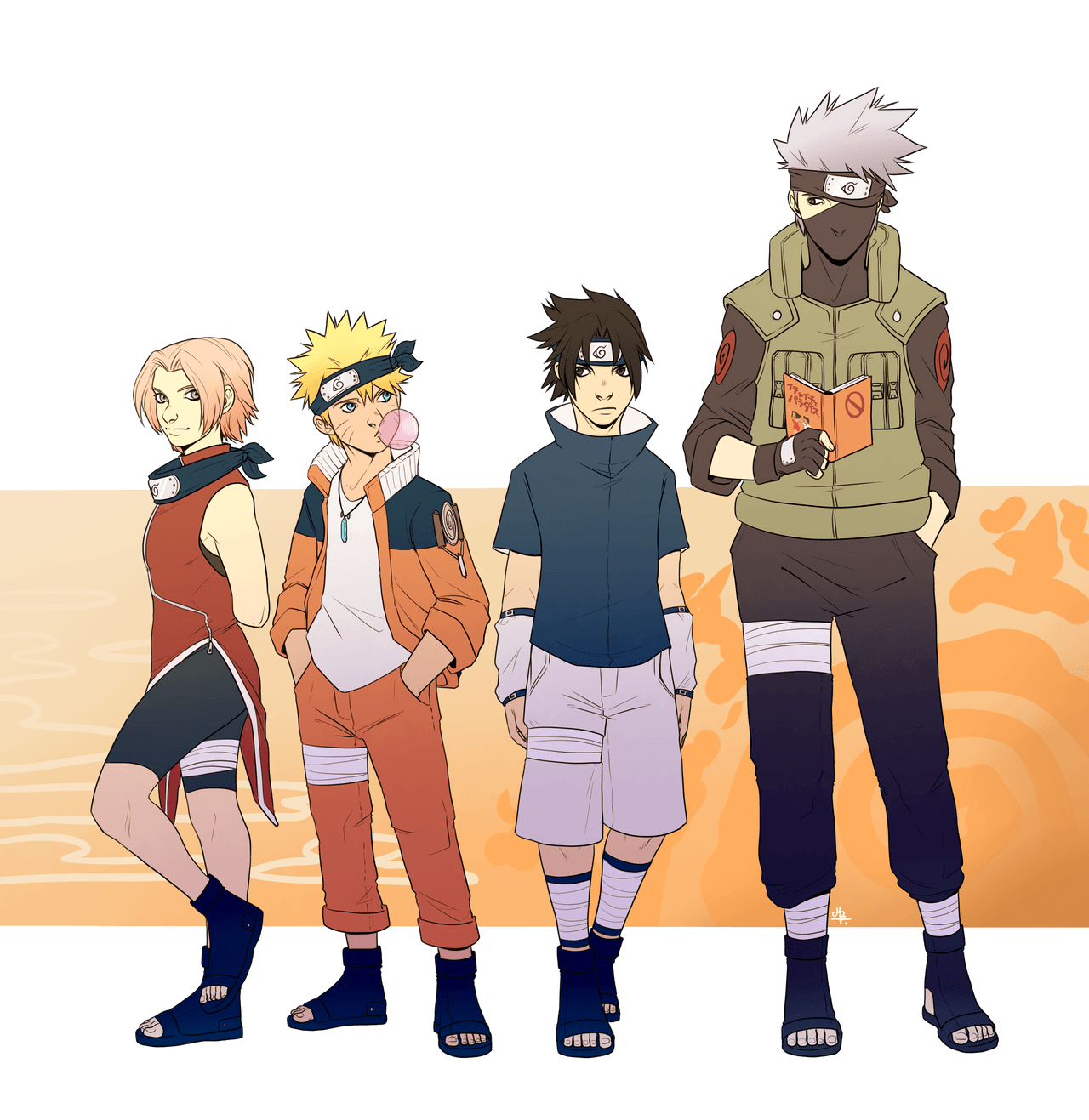 Naruto - Team 7 - BoM Naruto | OpenSea