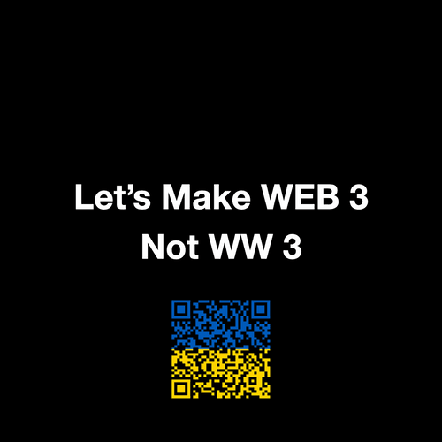 Let’s Make WEB 3 Not WW 3