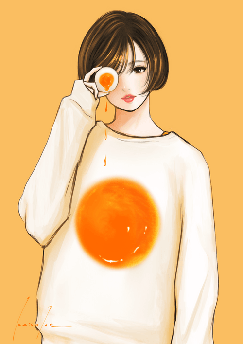 Egg girl