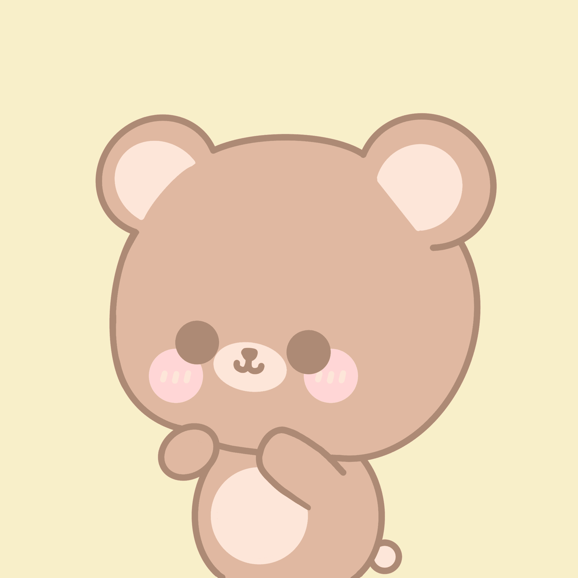 cute chibi bear