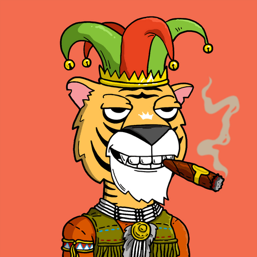Grouchy Tiger Social Club #1552