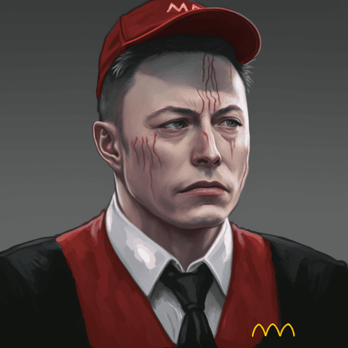 McDonalds Wojak Musk 