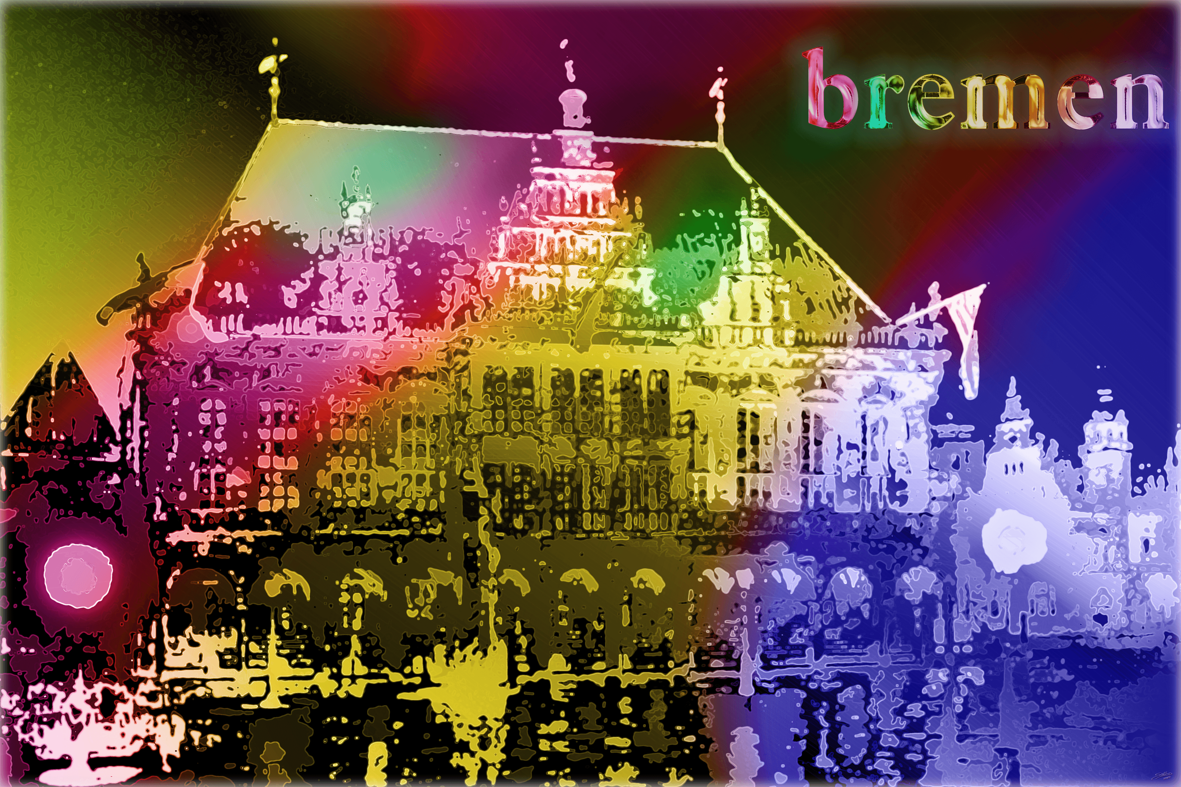 Bremen City Hall – Coloured Metal Edition – Salinos 19/22 #004