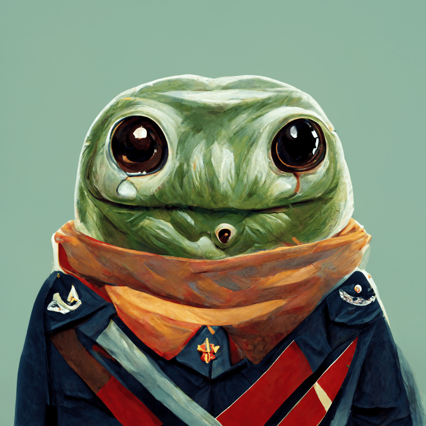 pepe_frog_soldier - TopAI | OpenSea