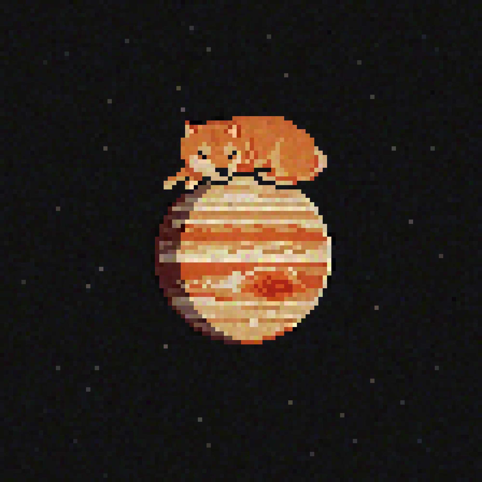 Dreaming Doge #12: 木星の眠そうな犬 (Sleepy Dog on Jupiter)