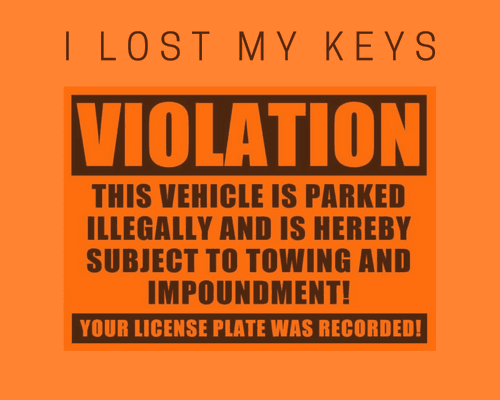 I Lost My Keys