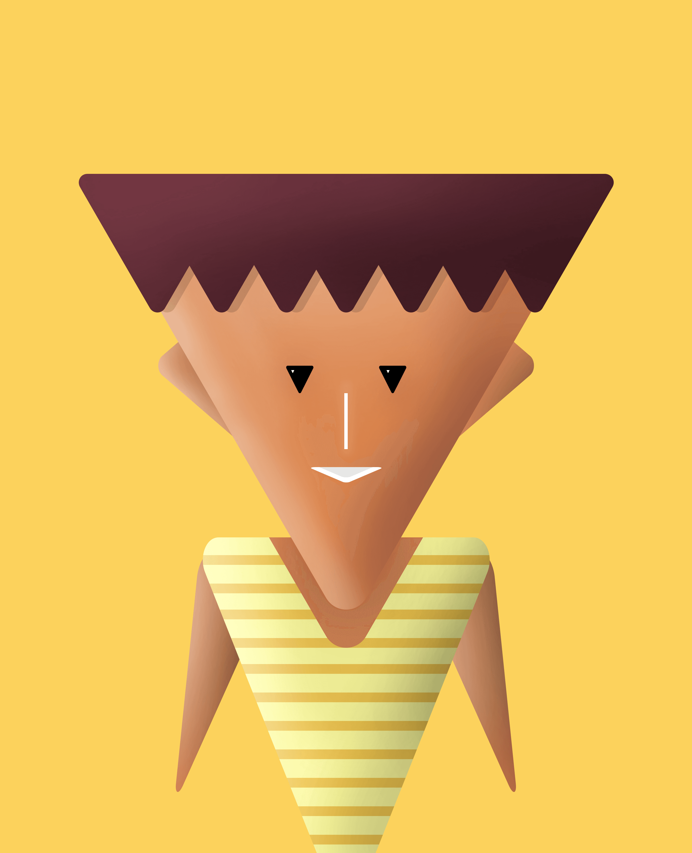 2D Triangle Face Collection Collection OpenSea