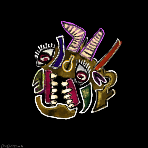 Gangland Skull #98 - by Eddie Gangland