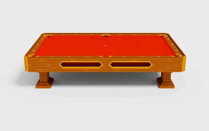 Pool Table | Red