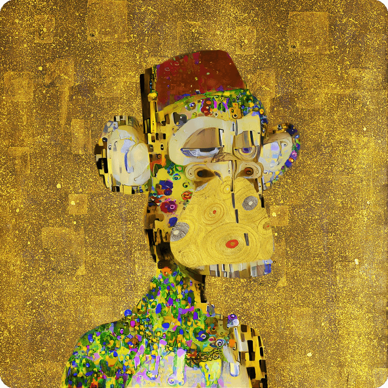 Bored Ape by Gustav Klimt #1