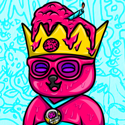 Cake'd Winter Bear Raspberry Royalty