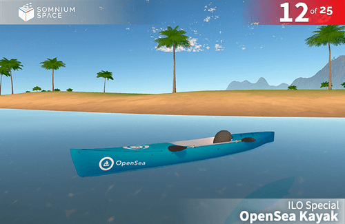 Somnium Space Kayak #12 - Limited OpenSea Edition