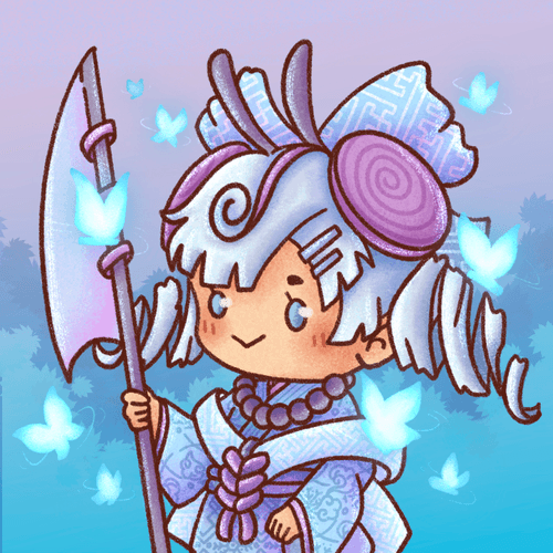 White butterfly yokai