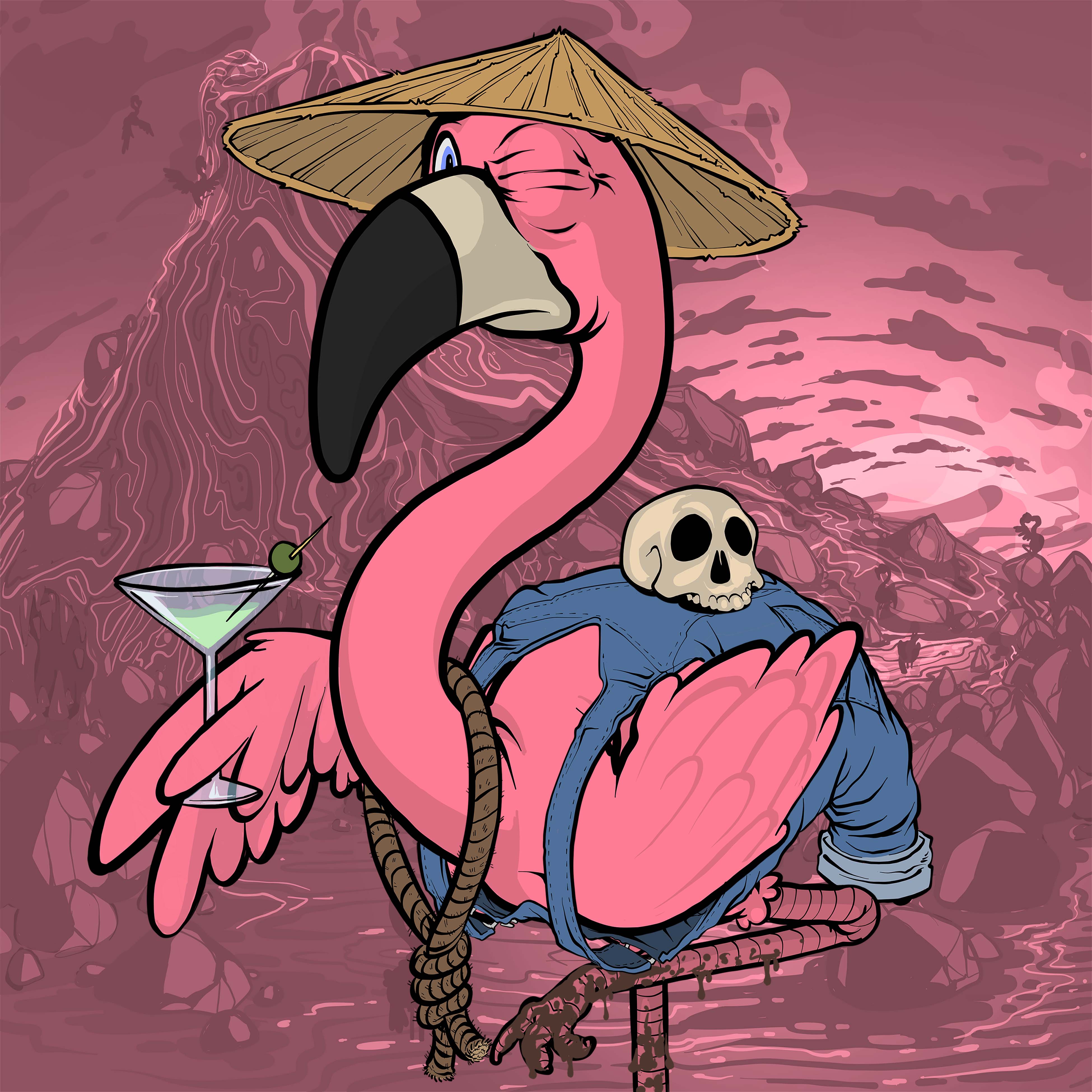 Pink Flamingo #1171