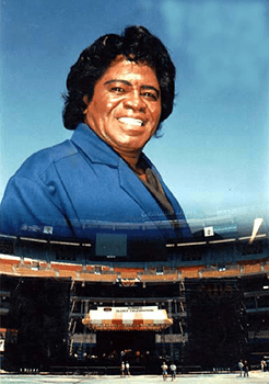 James Brown at Three Rivers Stadium