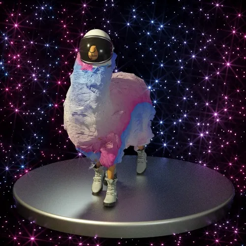 CRYPTOLLAMAS #012: Astronaut Llama 🌛 Psychdre