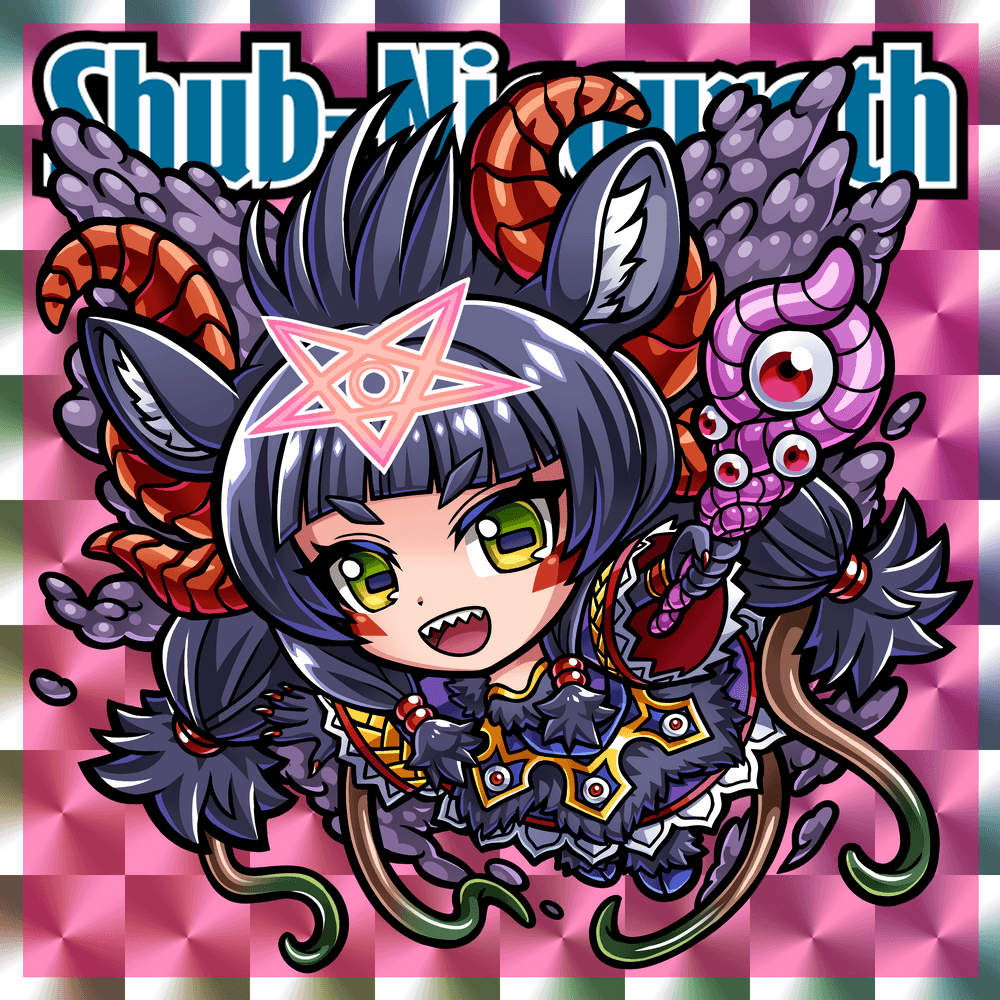 002 シュブ=ニグラス Shub-Niggurath - kemomimi&yokai girl collection | OpenSea