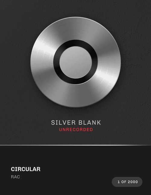 Circular Silver Blank