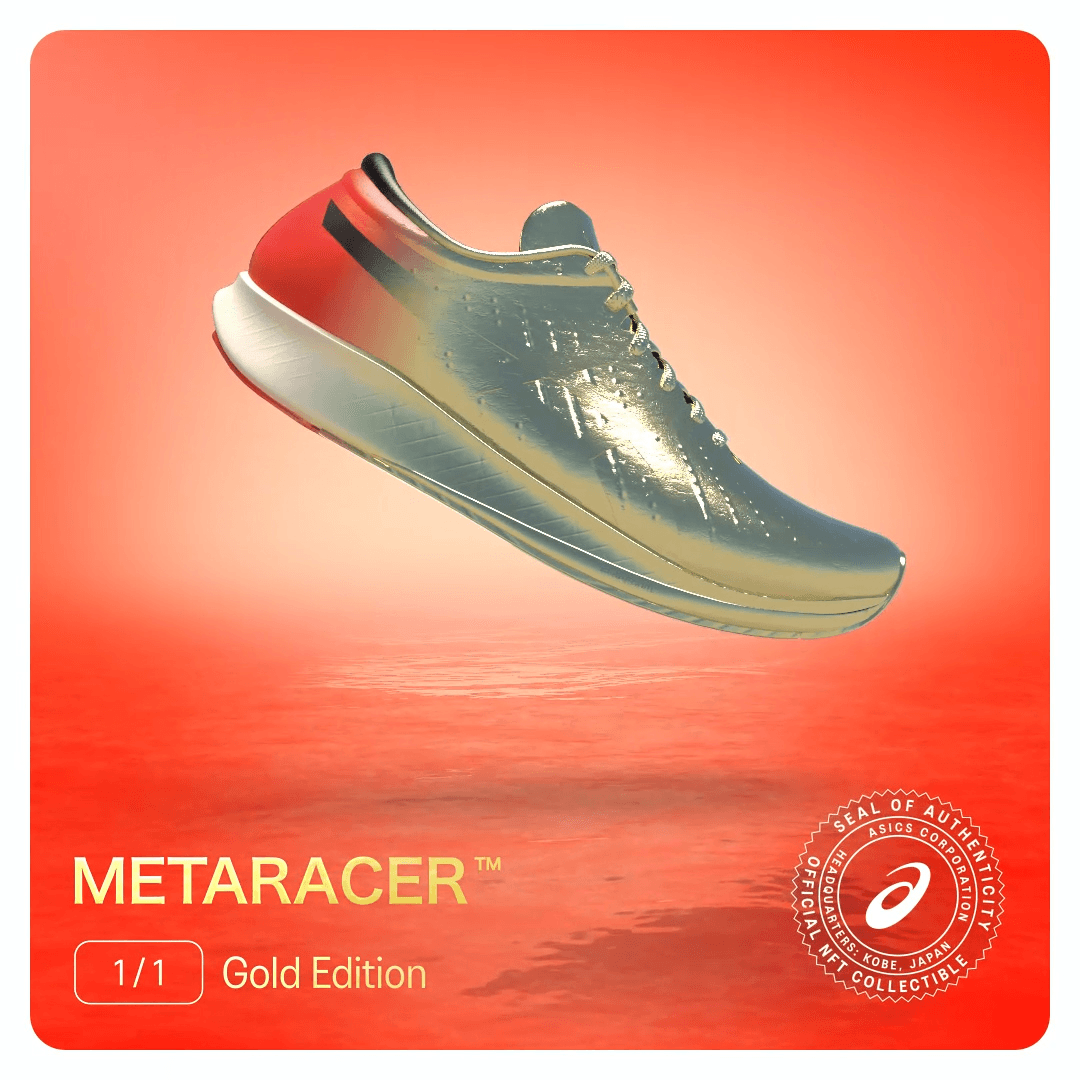 1-of-1 ASICS METARACER™ - Gold Edition
