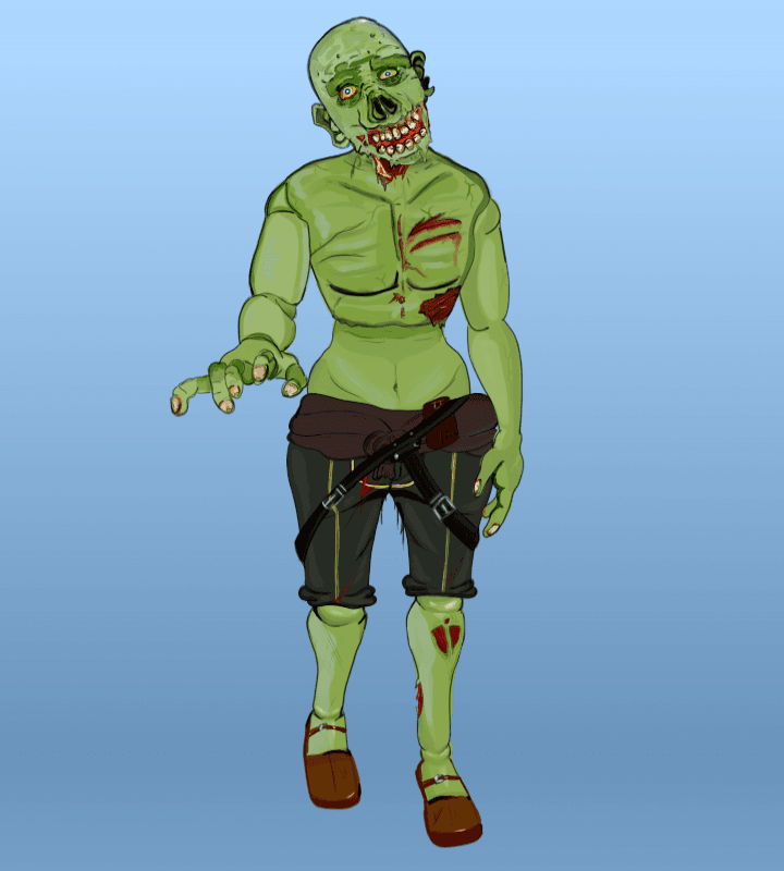 Green Zombie #11