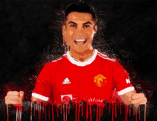 Wet Paint #9 Cristiano Ronaldo