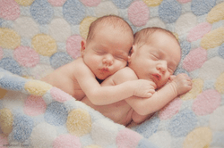 Twins asleep. collection image
