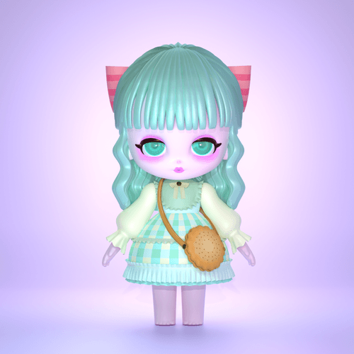 cookie girl 2D #023
