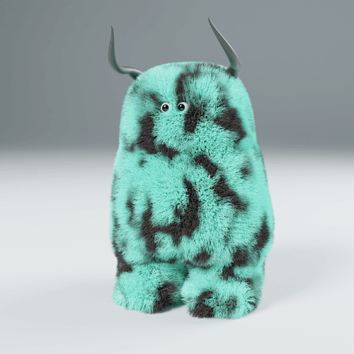 Fluffy Horns #012