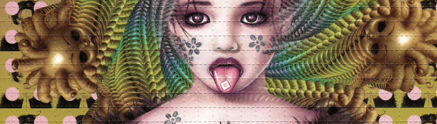 LSD Blotter Art Curated by Tripatourium