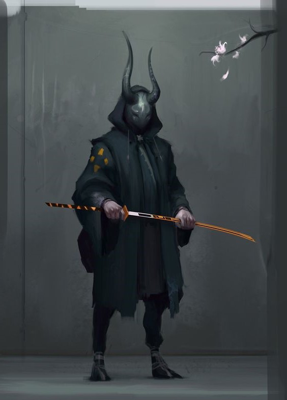 masked swordsman