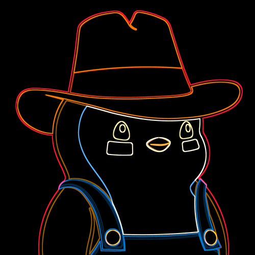 Neon Pudgy Penguin 570