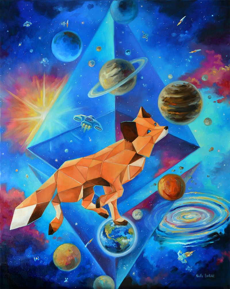 Space F0x by Nelly Baksht