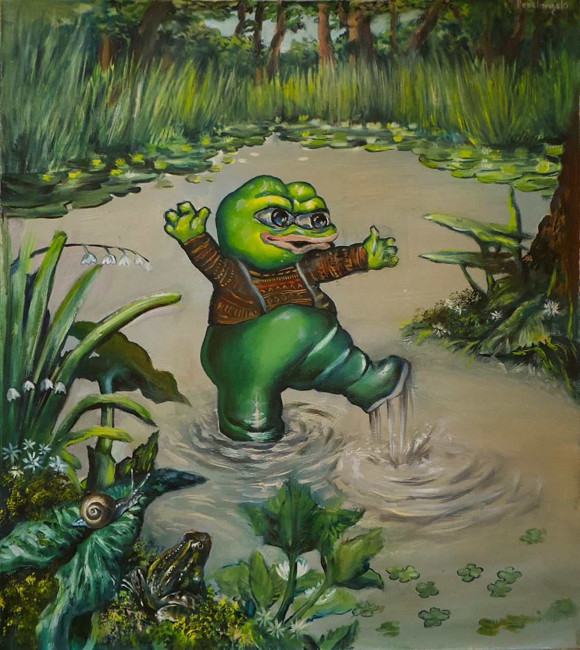 Apu Pepe In His Natural Environment