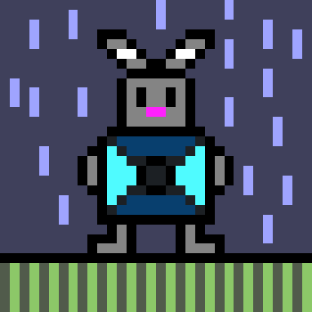 Mini dark rabbit