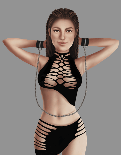 Black Dress Girl-5