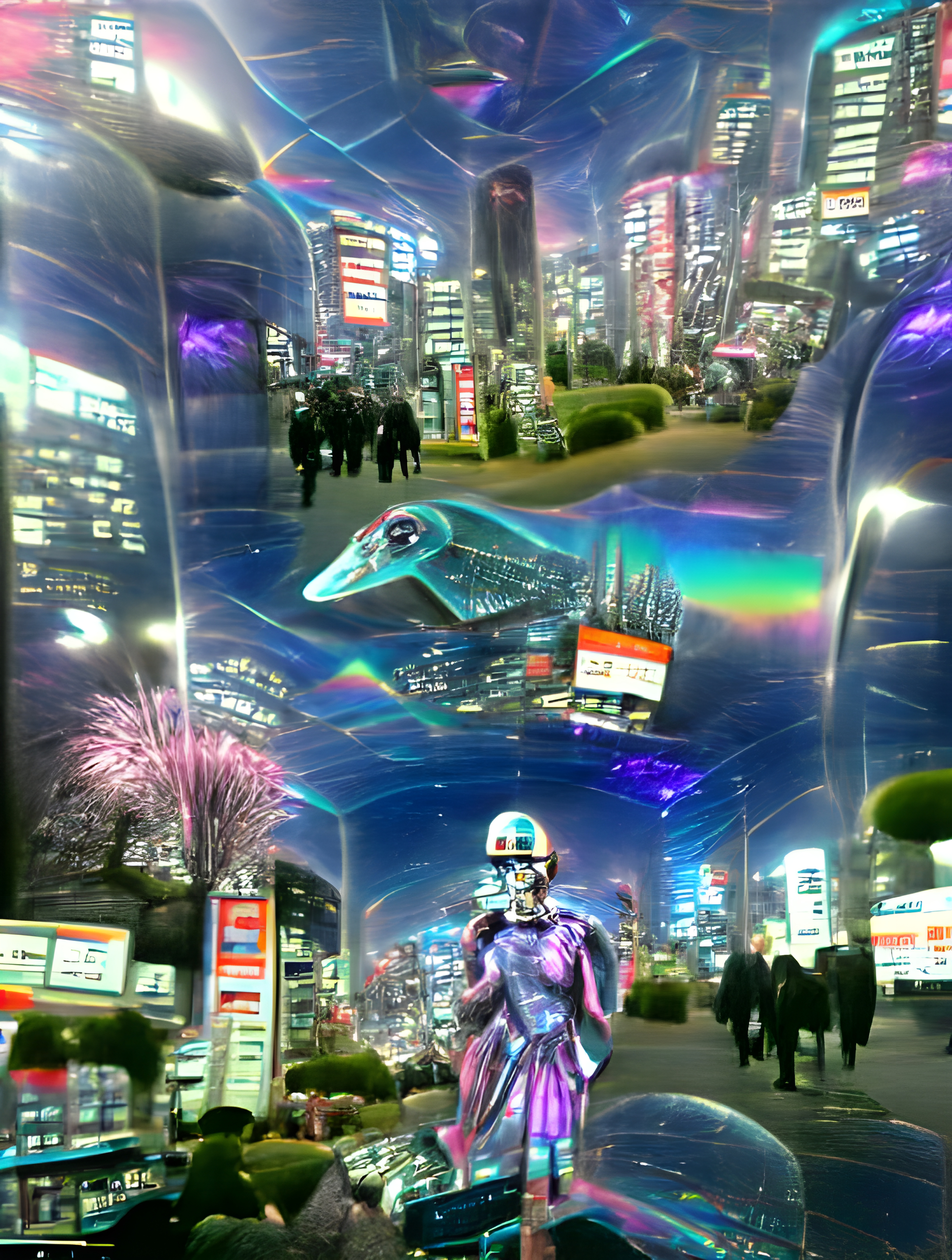 Holographic Dreamscape of Tokyo in the year 3012