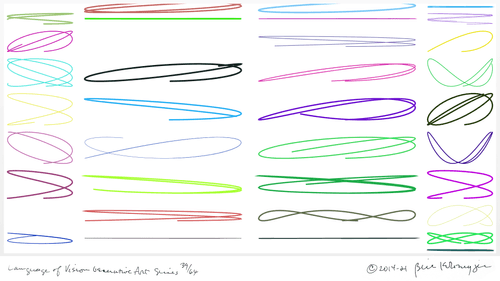 Language of Vision Generative Art Series 39/64