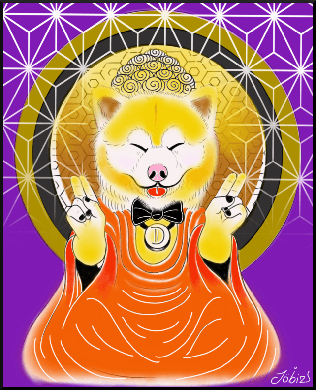 GOLDENSHIBE (2014) - Historic NFT on Doge ( Dogeparty )