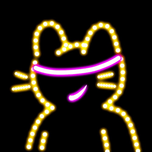 Neon Cat #296