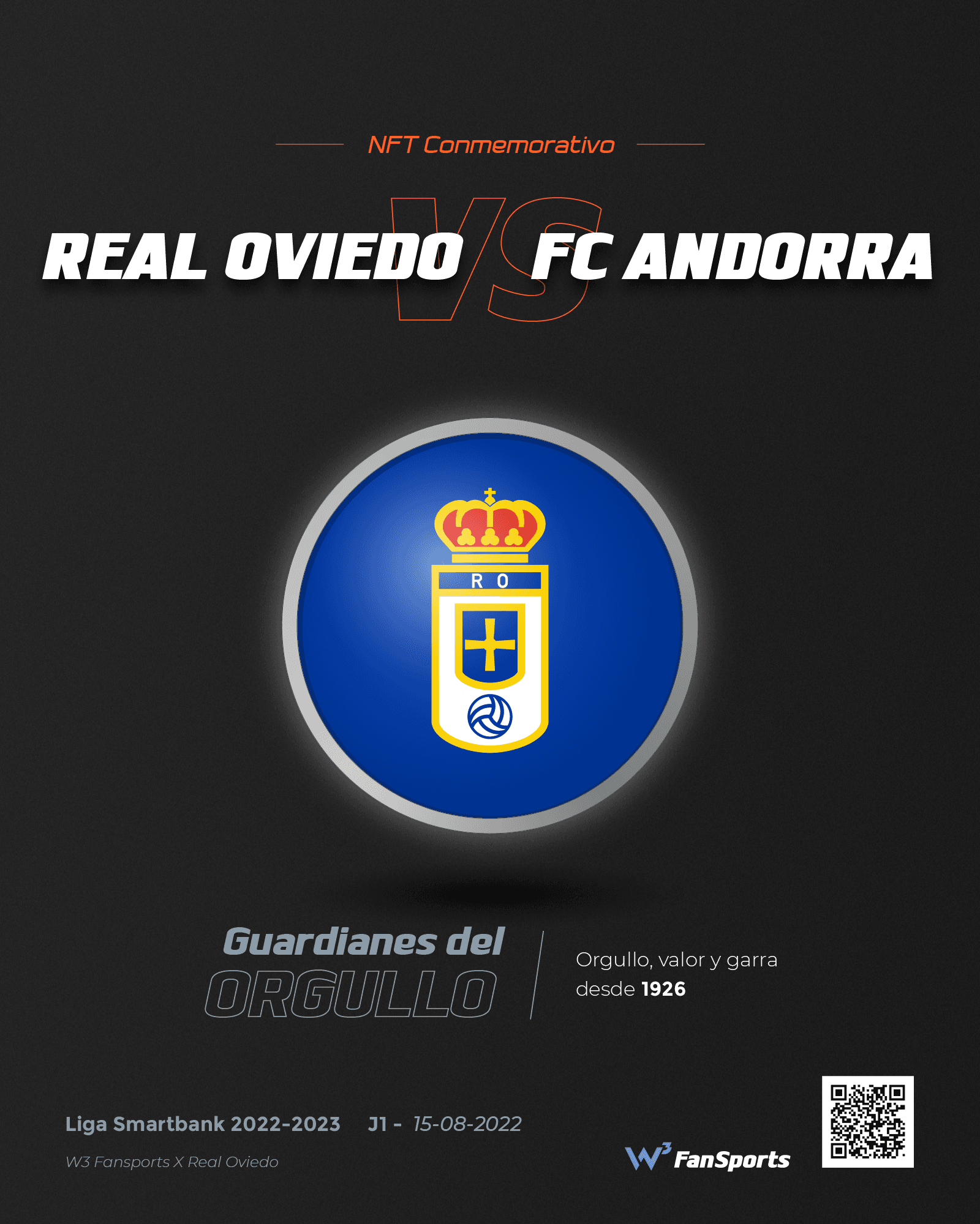Real Oviedo vs FC Andorra J1 15/08/2022 - Conmemorativo