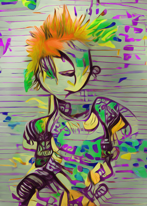 Scribbled Punk #21