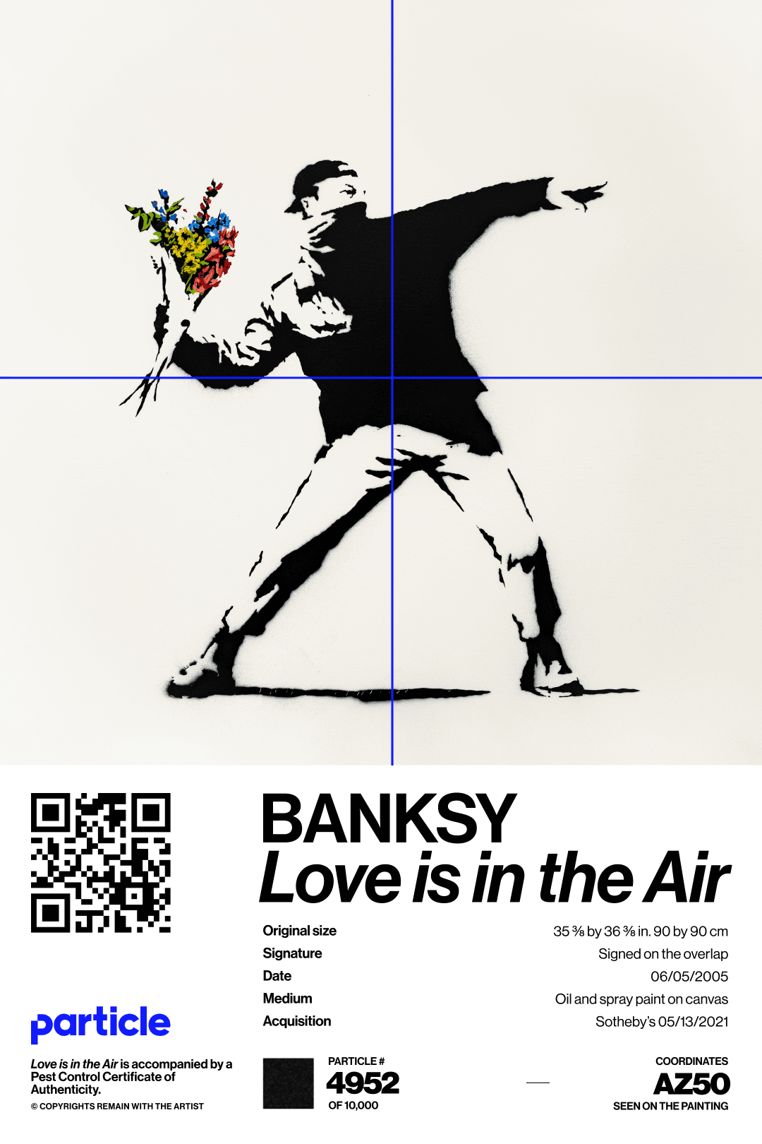 Banksy | Love Is In The Air #4952