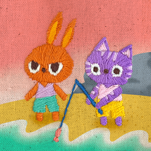 COTTON CANDY CAT-44 x Rabbit's World